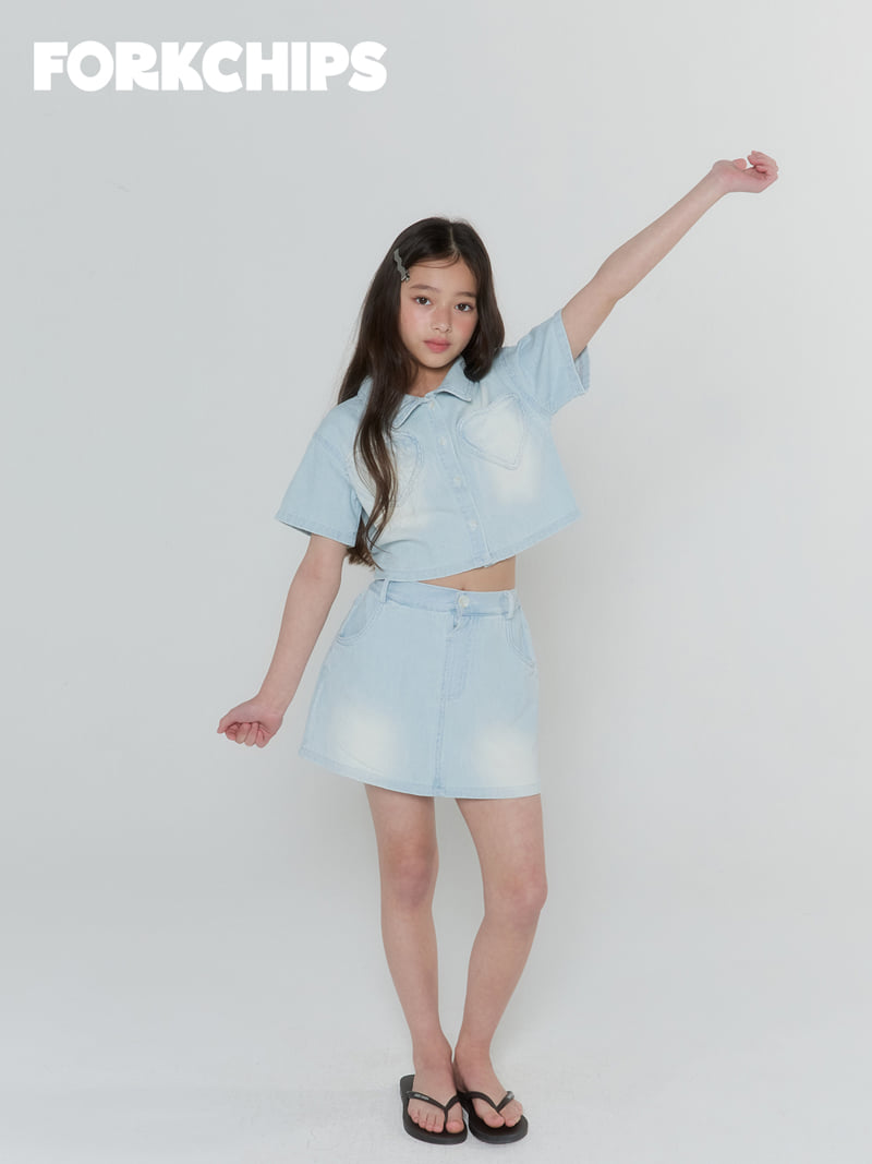 Fork Chips - Korean Children Fashion - #designkidswear - Sunday Crop Shirt - 12