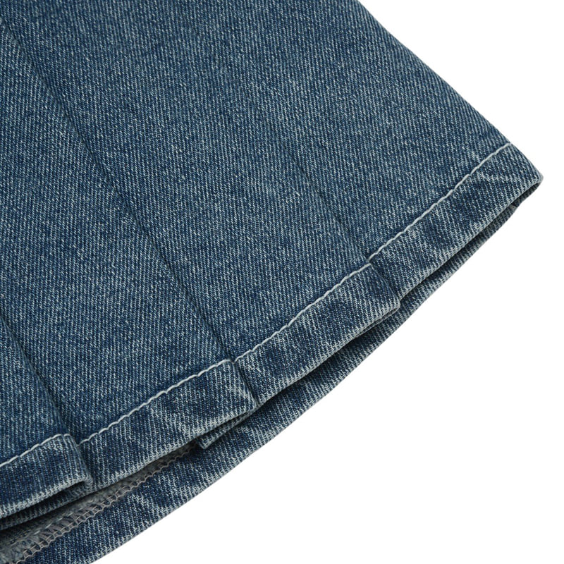 Fork Chips - Korean Children Fashion - #designkidswear - Flip Denim Skirt - 5
