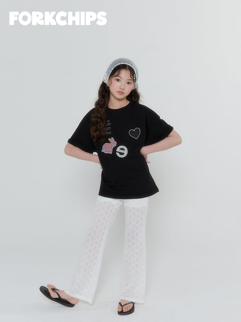 Fork Chips - Korean Children Fashion - #discoveringself - Flora Bootcut Pants