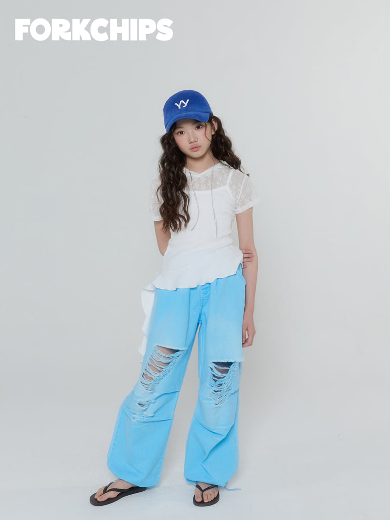 Fork Chips - Korean Children Fashion - #discoveringself - Bubbly Vintage Pants - 8