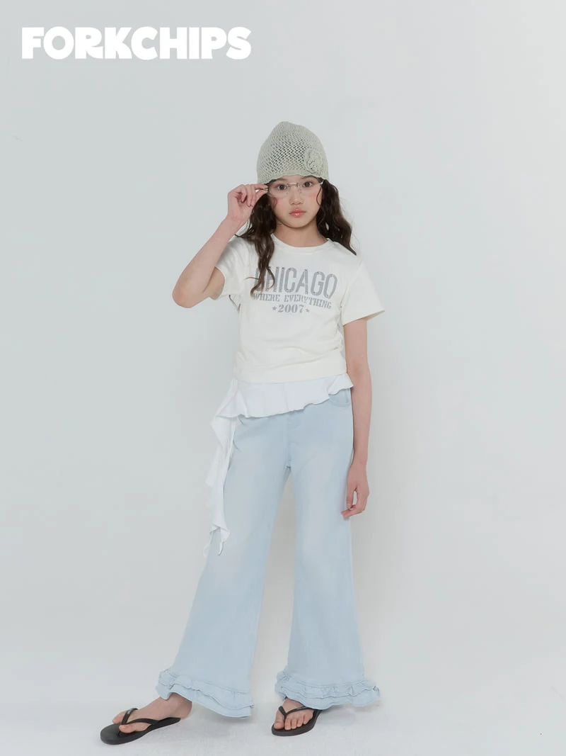 Fork Chips - Korean Children Fashion - #discoveringself - Chicago Tee - 7