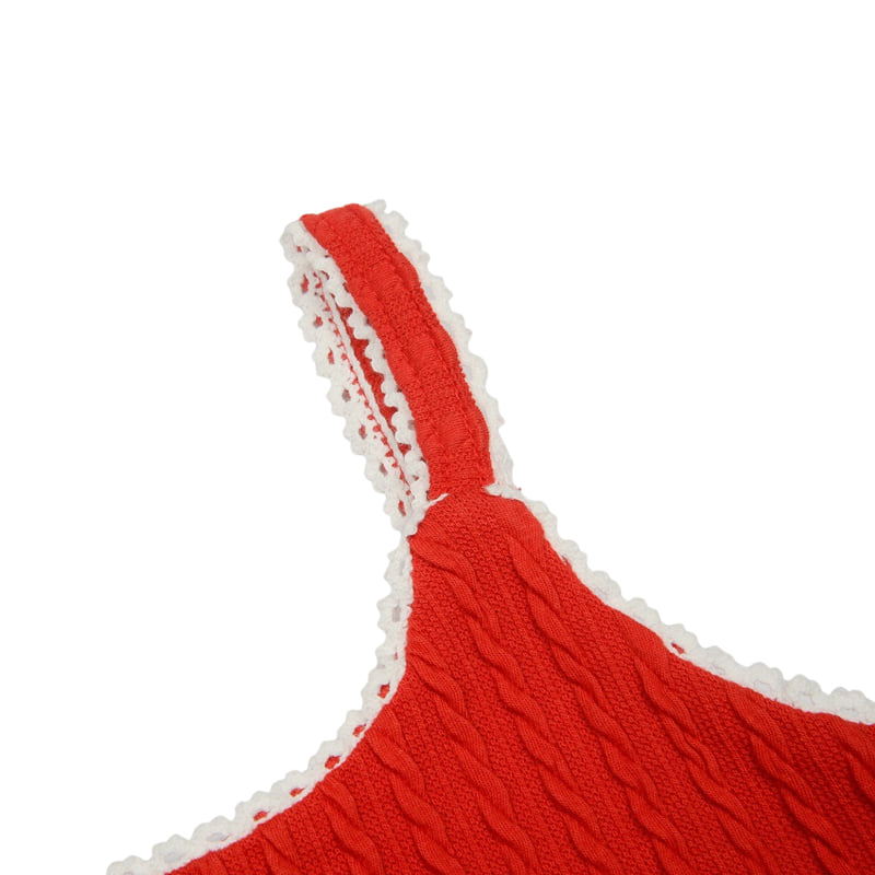 Fork Chips - Korean Children Fashion - #discoveringself - Berry Bustier - 5