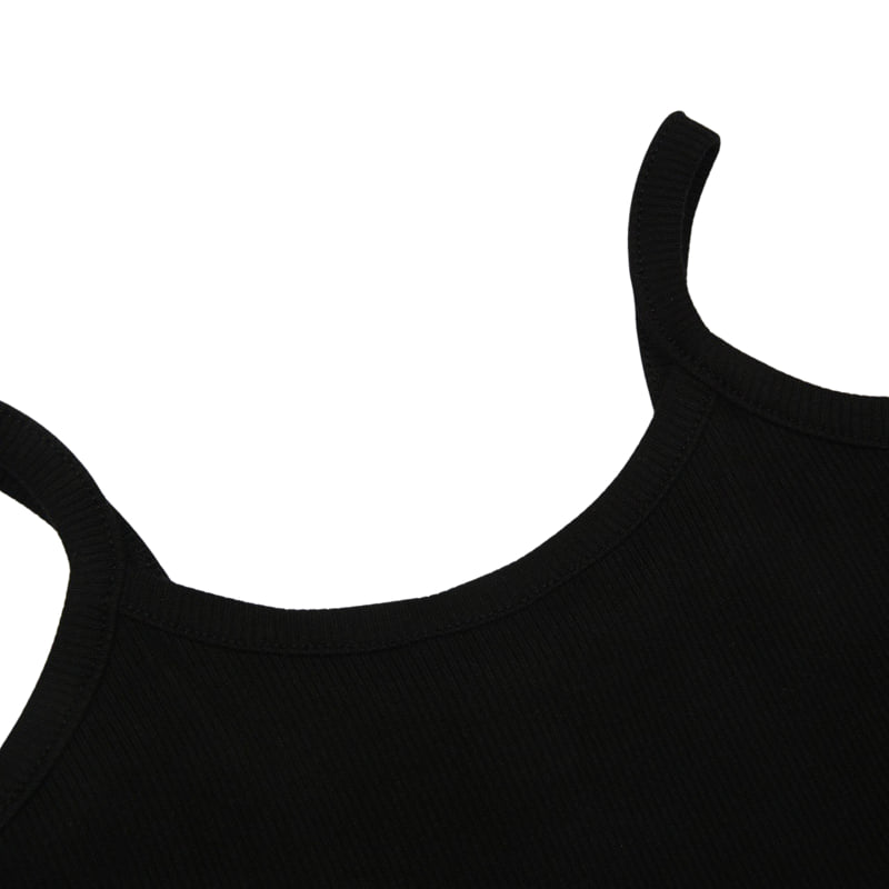 Fork Chips - Korean Children Fashion - #discoveringself - Unbalanced Ruffle Sleeveless - 5