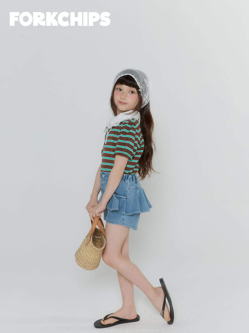 Fork Chips - Korean Children Fashion - #fashionkids - Mimi Flare Pants - 6