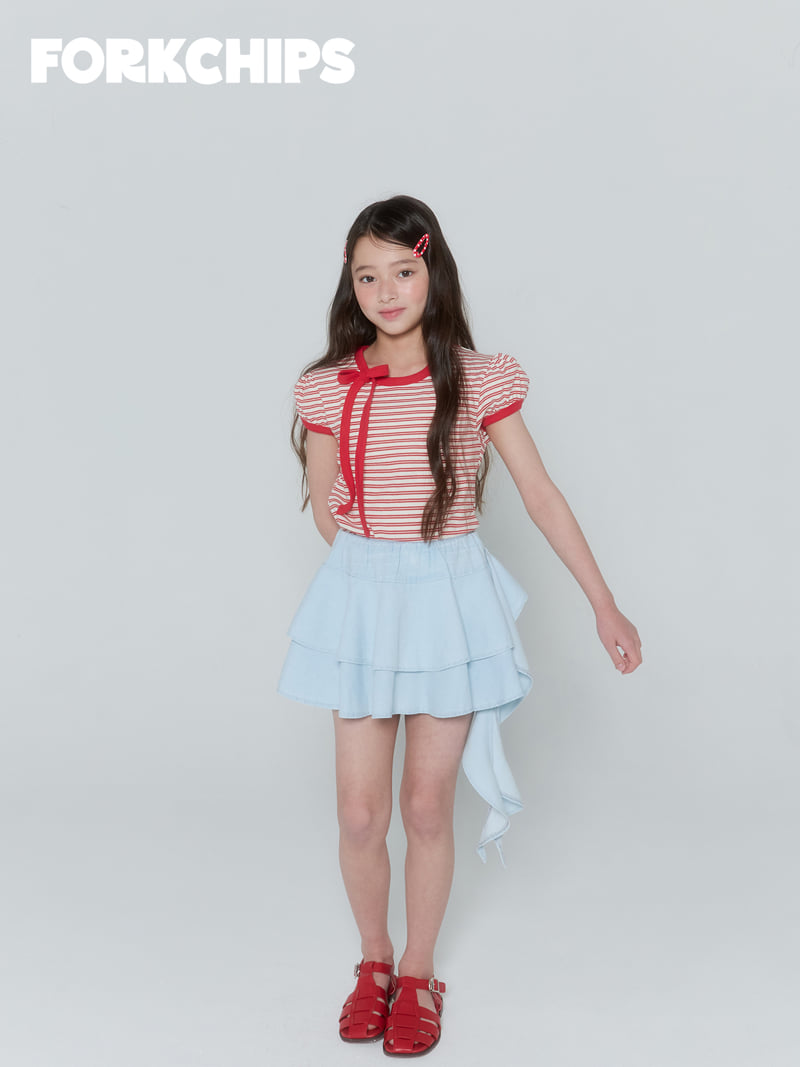 Fork Chips - Korean Children Fashion - #fashionkids - Madeleine Drop Skirt - 8