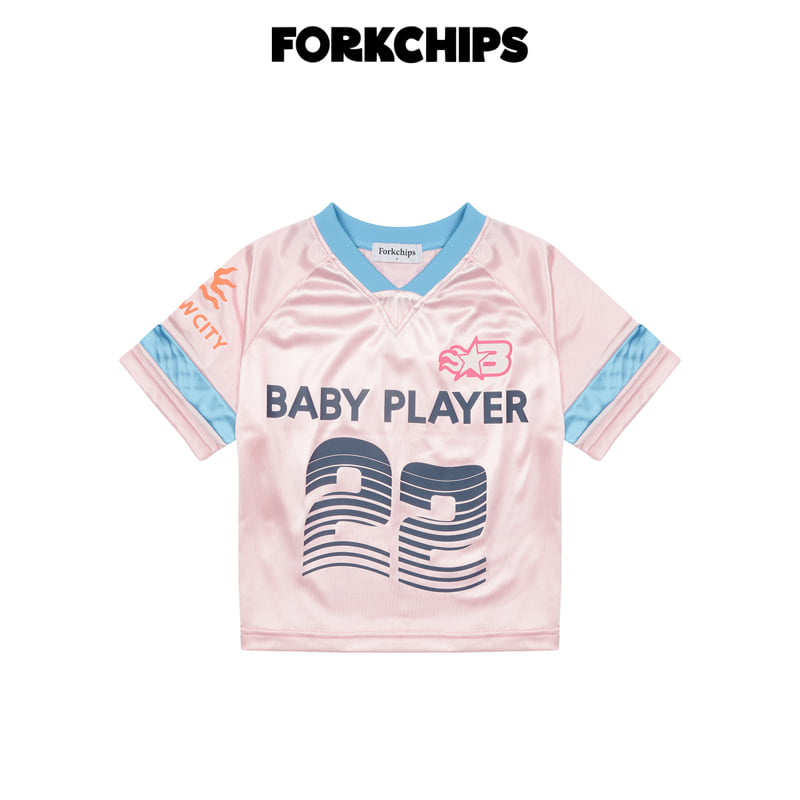 Fork Chips - Korean Children Fashion - #fashionkids - Player Tee - 3