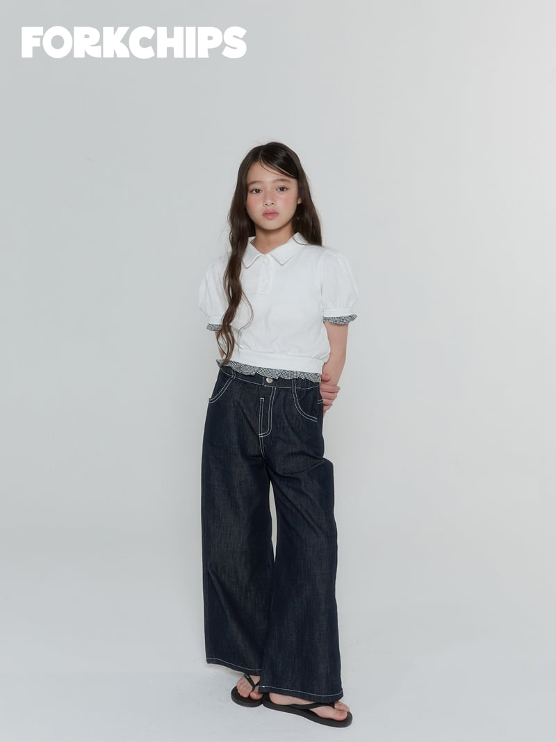 Fork Chips - Korean Children Fashion - #fashionkids - Unit Non-Fade Pants - 11