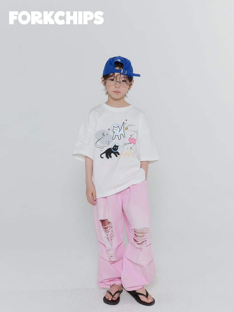Fork Chips - Korean Children Fashion - #fashionkids - Bubbly Vintage Pants - 9