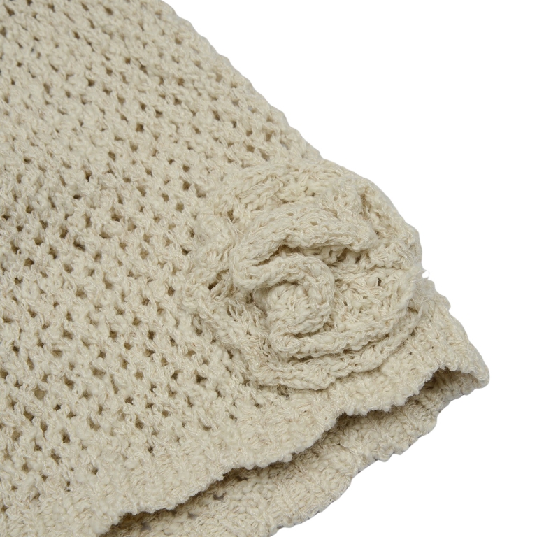 Fork Chips - Korean Children Fashion - #fashionkids - Rose Knit Beanie - 2