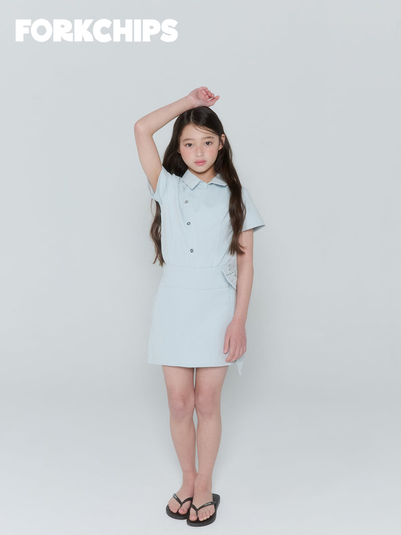 Fork Chips - Korean Children Fashion - #fashionkids - Buddy Ribbon Skirt - 10