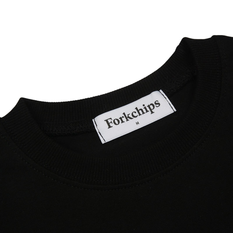 Fork Chips - Korean Children Fashion - #fashionkids - Patch Rabbit Tee - 5