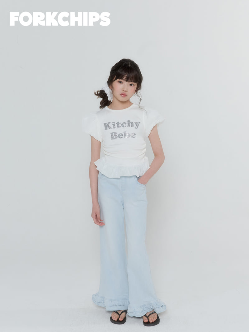 Fork Chips - Korean Children Fashion - #kidsshorts - Kitsch Balloon Tee - 12