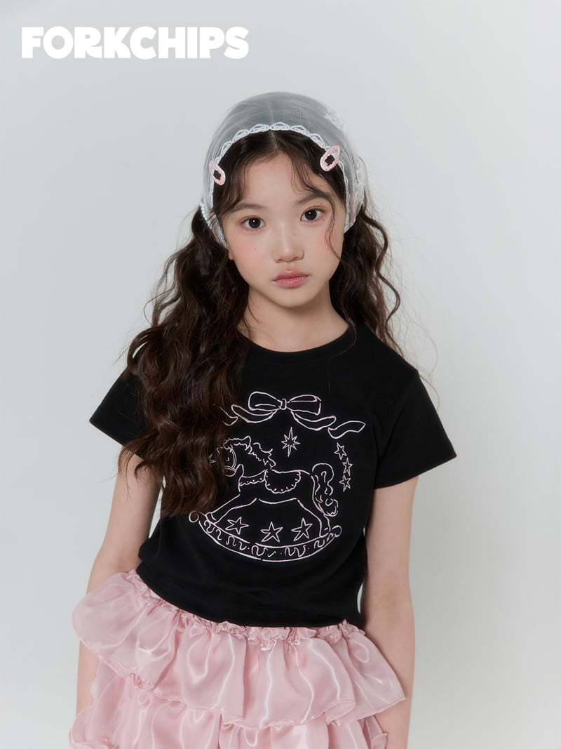 Fork Chips - Korean Children Fashion - #kidsshorts - Antique Lace Headscarf - 2