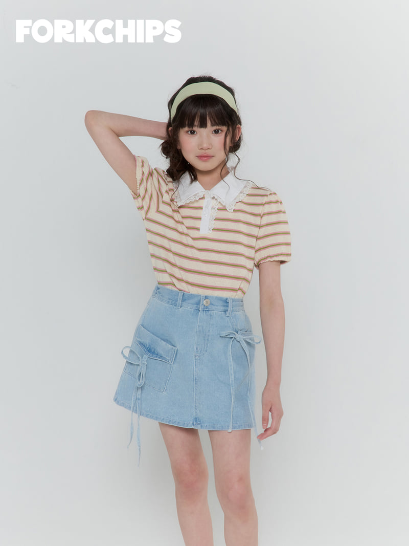 Fork Chips - Korean Children Fashion - #kidsshorts - Vanilla Hairband - 2