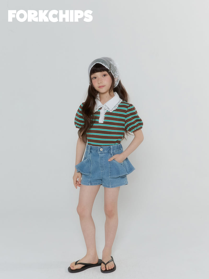 Fork Chips - Korean Children Fashion - #kidsstore - Mimi Flare Pants - 8
