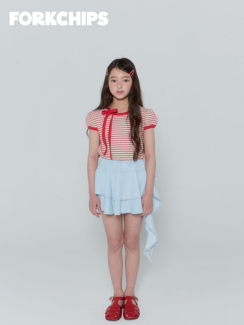 Fork Chips - Korean Children Fashion - #kidsstore - Madeleine Drop Skirt - 10