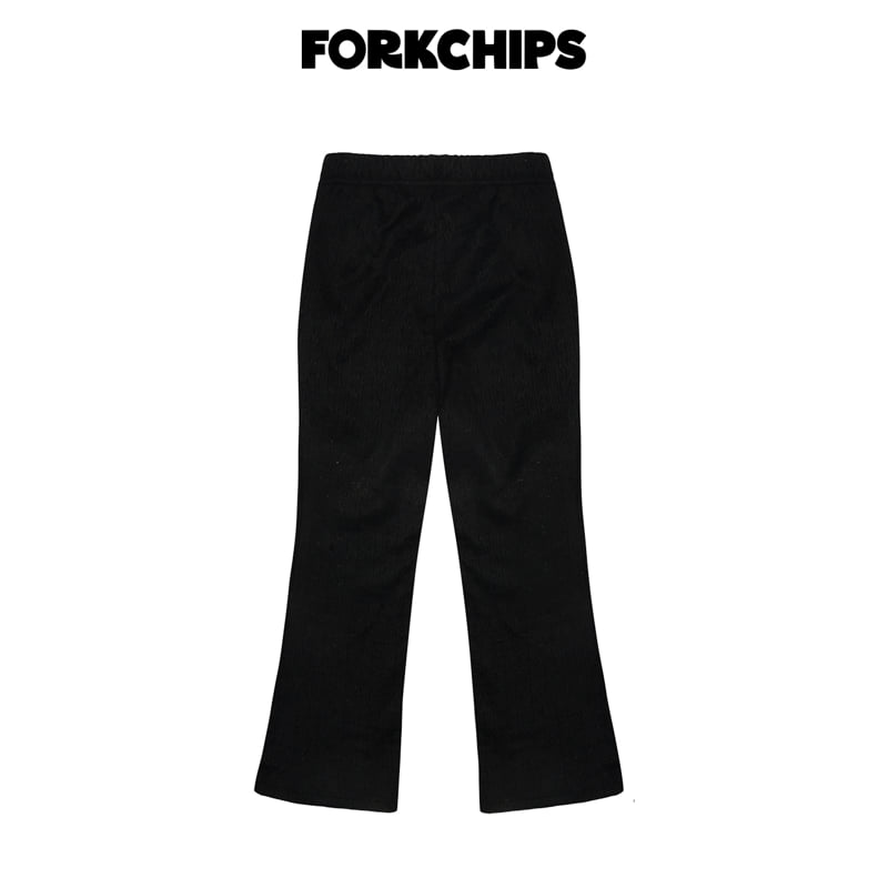 Fork Chips - Korean Children Fashion - #kidsshorts - Flora Bootcut Pants - 4