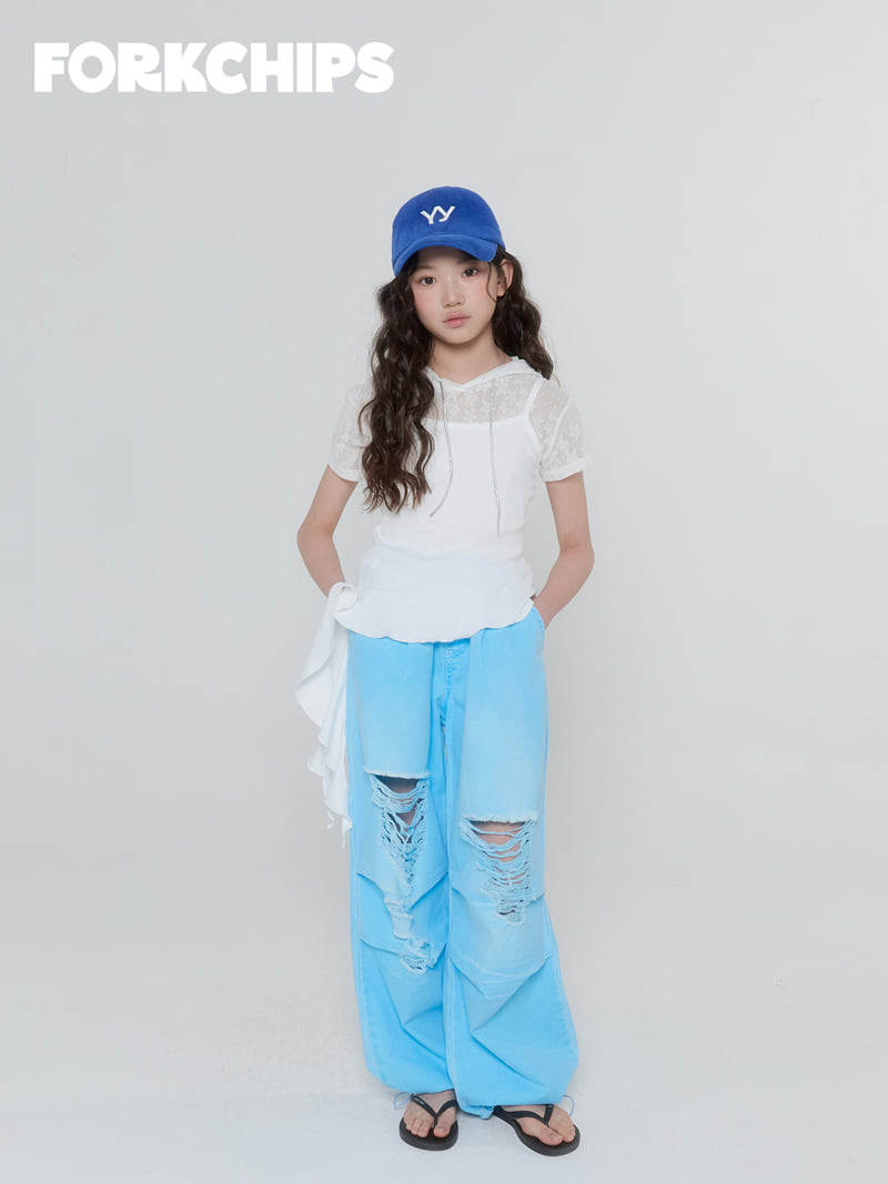 Fork Chips - Korean Children Fashion - #kidsstore - Bubbly Vintage Pants - 11