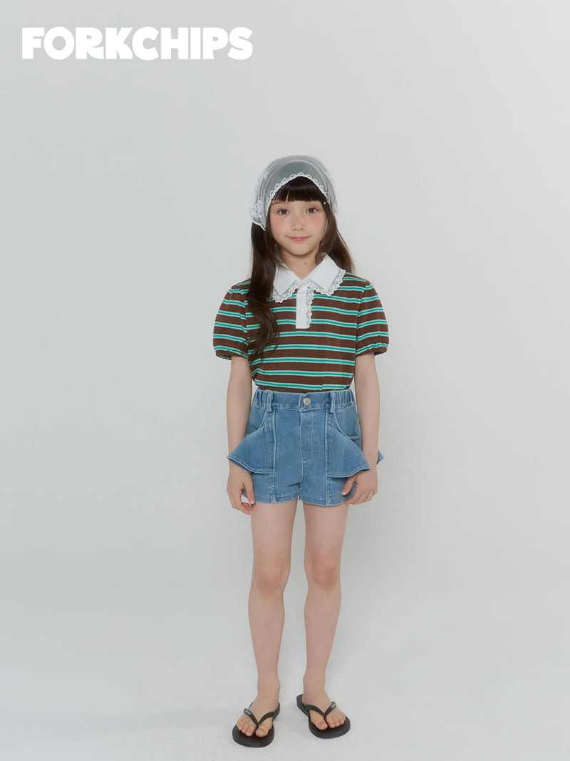 Fork Chips - Korean Children Fashion - #kidzfashiontrend - Mimi Flare Pants - 9
