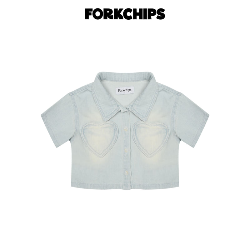 Fork Chips - Korean Children Fashion - #kidzfashiontrend - Sunday Crop Shirt - 3