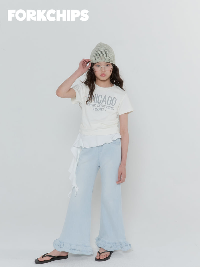 Fork Chips - Korean Children Fashion - #kidzfashiontrend - Chicago Tee - 11
