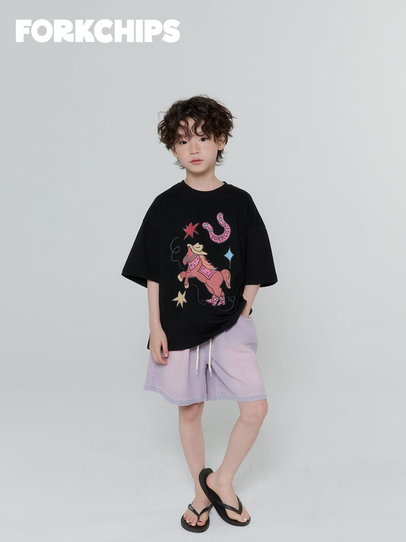 Fork Chips - Korean Children Fashion - #kidzfashiontrend - Cowboy Tee - 9