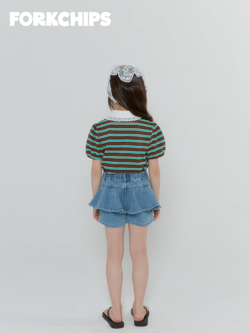 Fork Chips - Korean Children Fashion - #littlefashionista - Mimi Flare Pants - 11