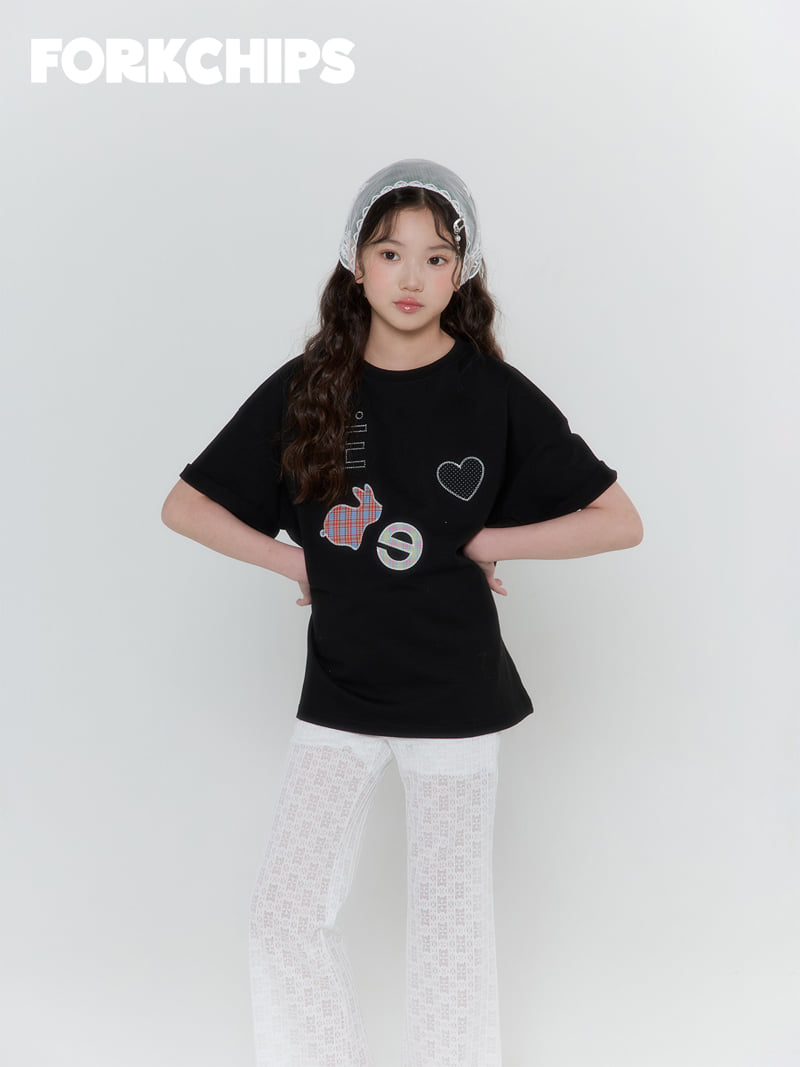 Fork Chips - Korean Children Fashion - #littlefashionista - Flora Bootcut Pants - 7