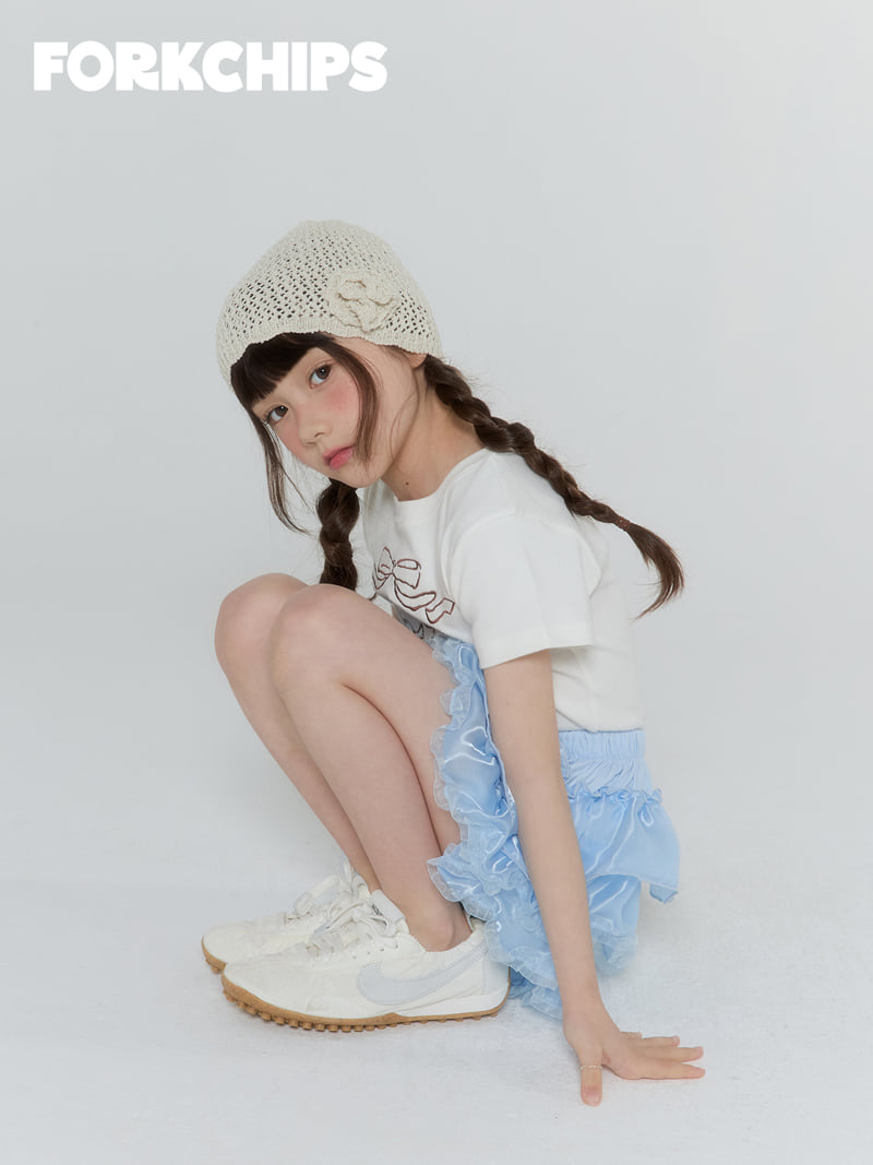 Fork Chips - Korean Children Fashion - #littlefashionista - Candy Tiered Skirt - 10