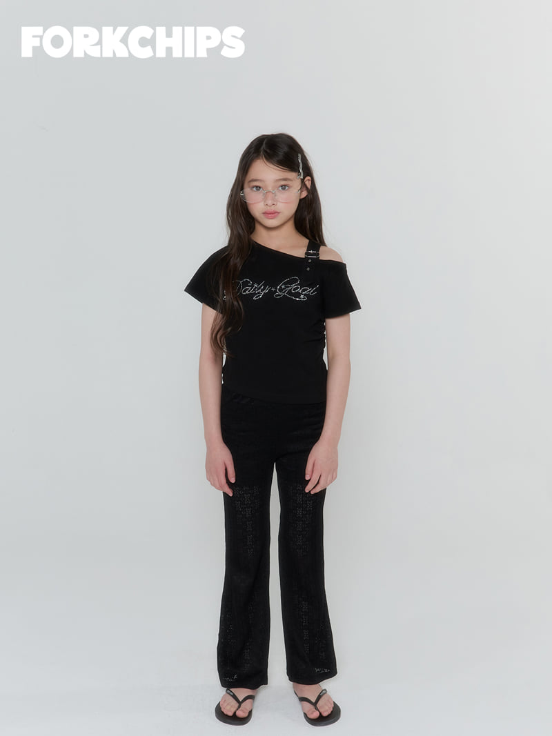 Fork Chips - Korean Children Fashion - #magicofchildhood - Flora Bootcut Pants - 8