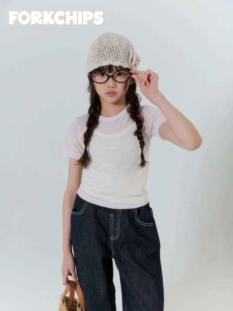Fork Chips - Korean Children Fashion - #magicofchildhood - Rose Knit Beanie - 8