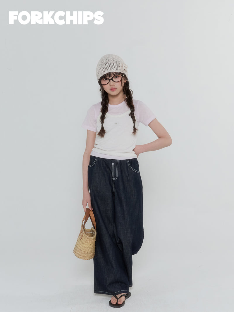 Fork Chips - Korean Children Fashion - #minifashionista - Milly Layered Tee - 11