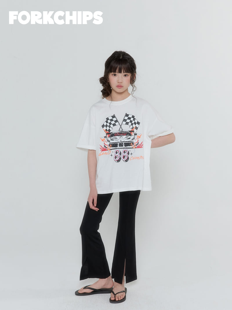 Fork Chips - Korean Children Fashion - #minifashionista - Racing Tee - 8