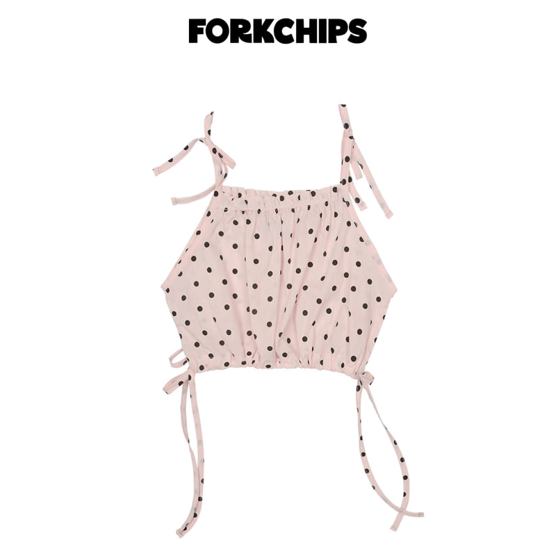 Fork Chips - Korean Children Fashion - #minifashionista - Sugar Ruffle Sleeveless - 3