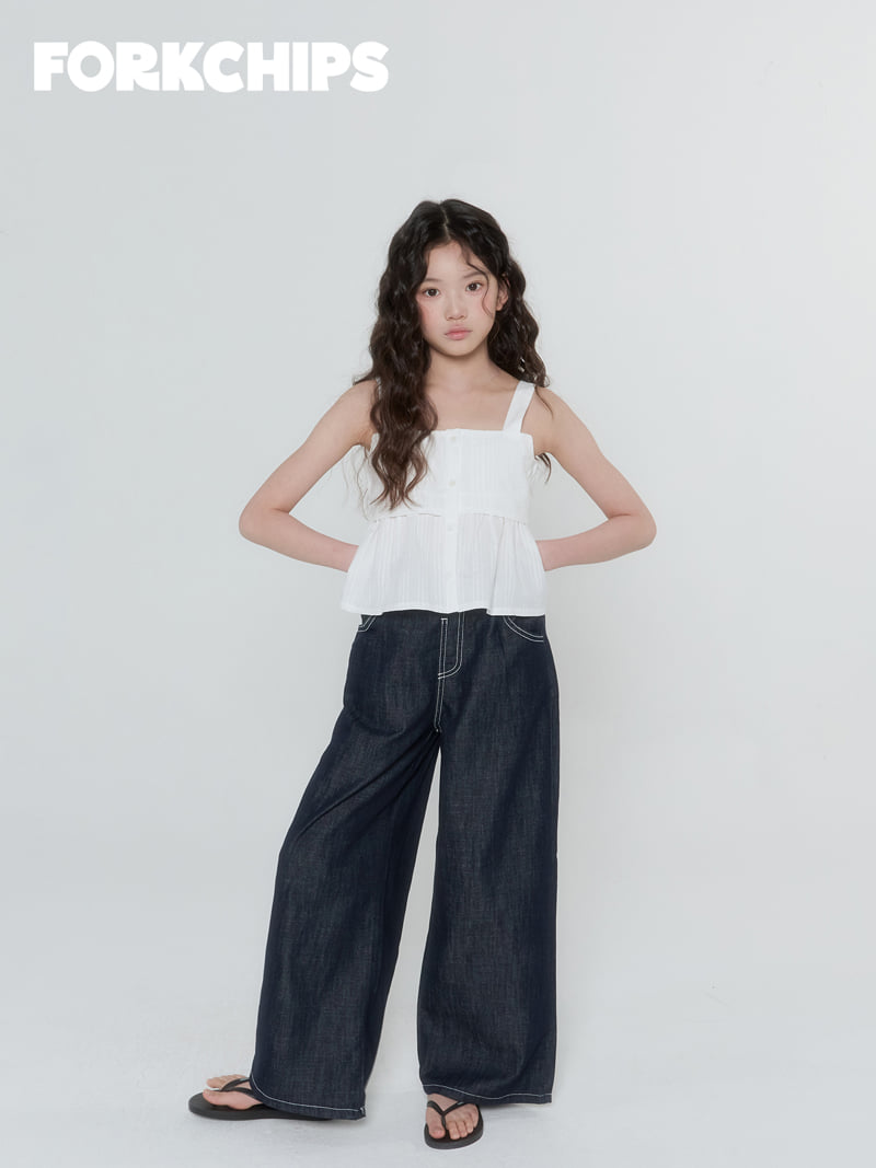 Fork Chips - Korean Children Fashion - #minifashionista - Dolce Sleeveless Blouse - 6