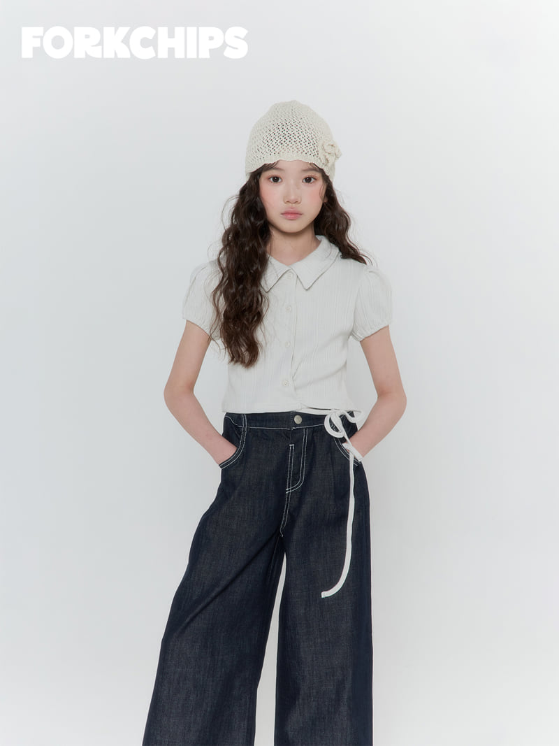 Fork Chips - Korean Children Fashion - #minifashionista - Button Strap Cardigan - 11