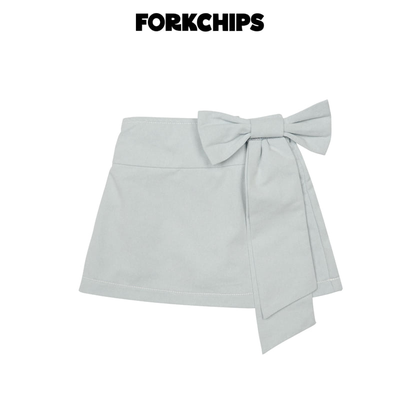 Fork Chips - Korean Children Fashion - #minifashionista - Buddy Ribbon Skirt - 3