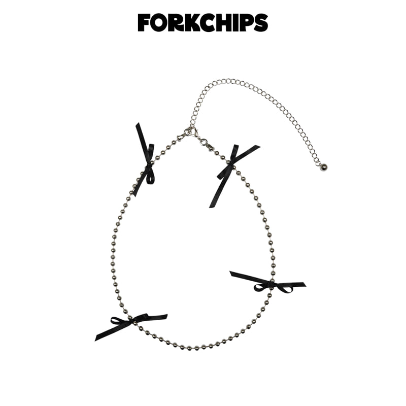Fork Chips - Korean Children Fashion - #prettylittlegirls - Ribbon Chain Belt