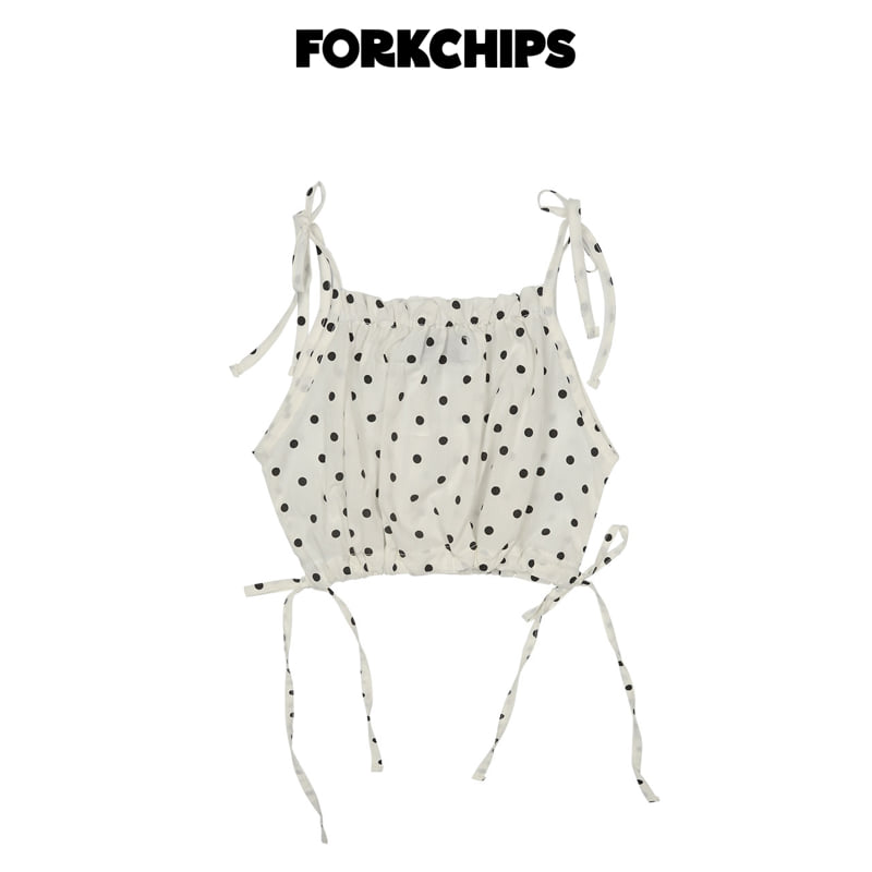 Fork Chips - Korean Children Fashion - #minifashionista - Sugar Ruffle Sleeveless - 4