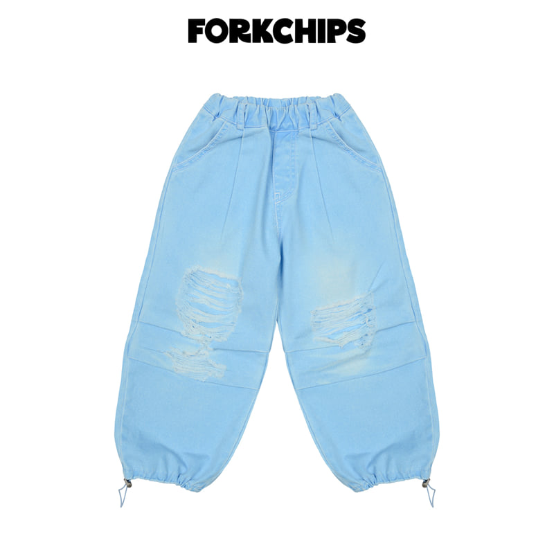 Fork Chips - Korean Children Fashion - #prettylittlegirls - Bubbly Vintage Pants - 3