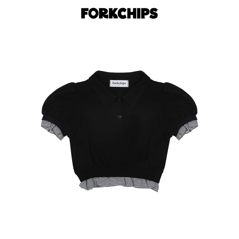 Fork Chips - Korean Children Fashion - #prettylittlegirls - Hound PK Tee - 3