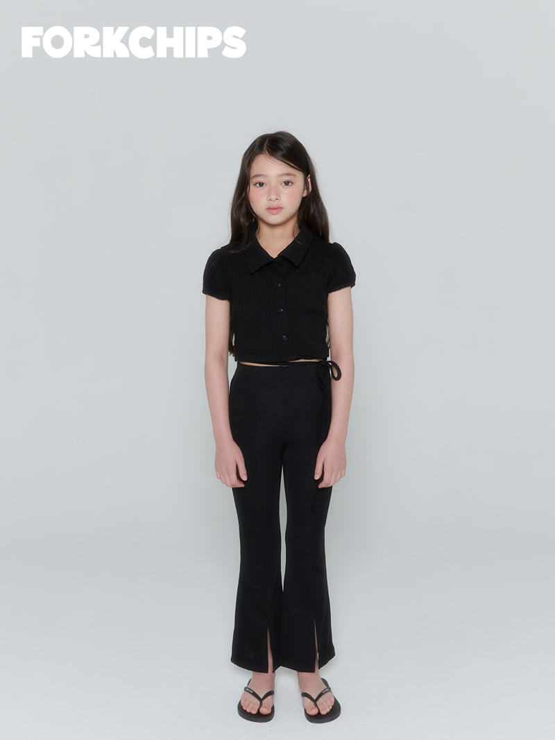 Fork Chips - Korean Children Fashion - #prettylittlegirls - Button Strap Cardigan - 12