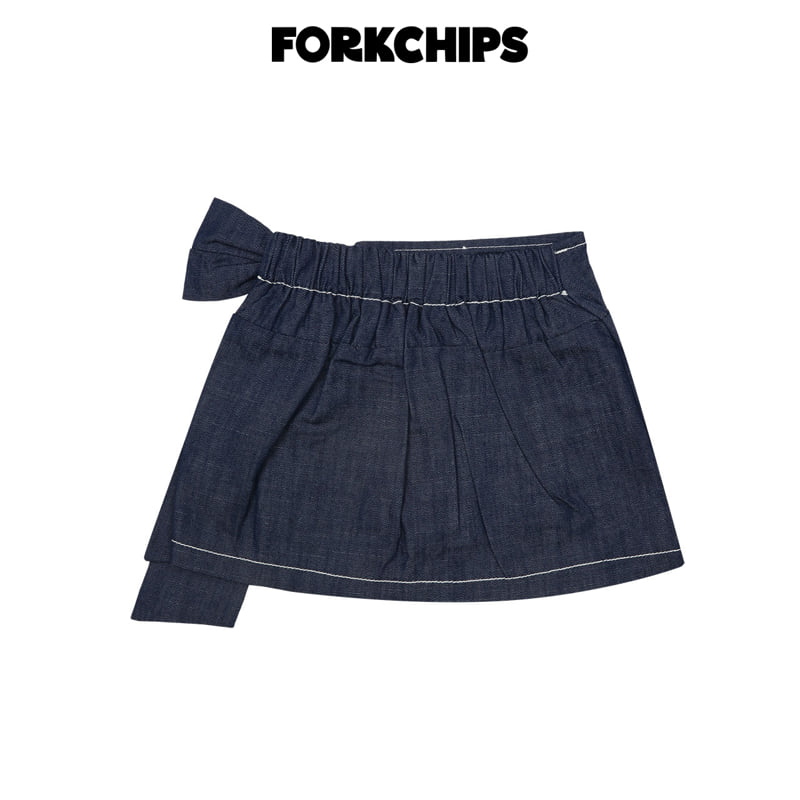 Fork Chips - Korean Children Fashion - #minifashionista - Buddy Ribbon Skirt - 4