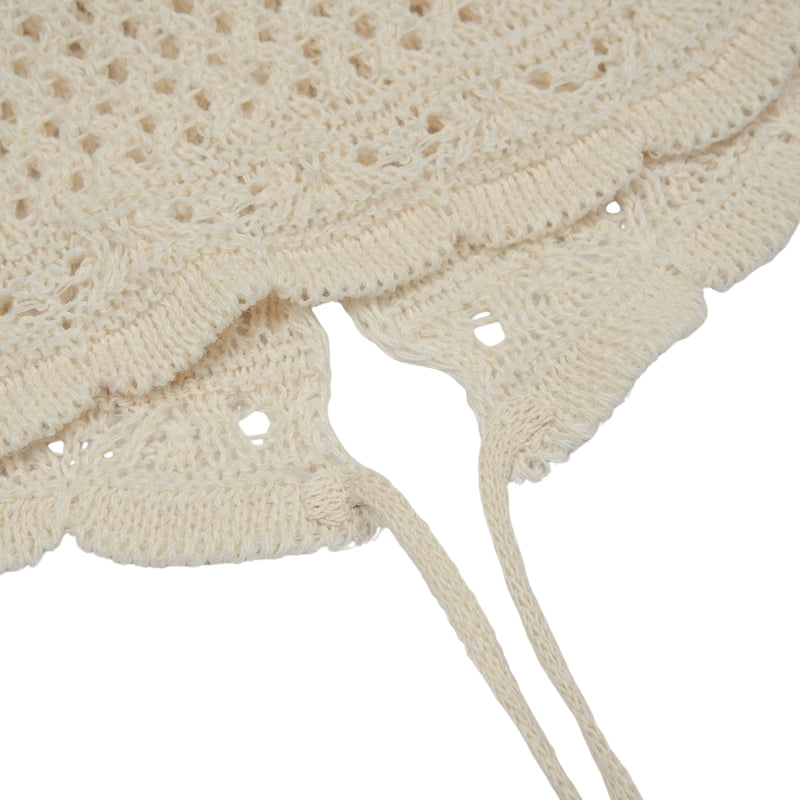 Fork Chips - Korean Children Fashion - #prettylittlegirls - Oat Frill Beanie - 2