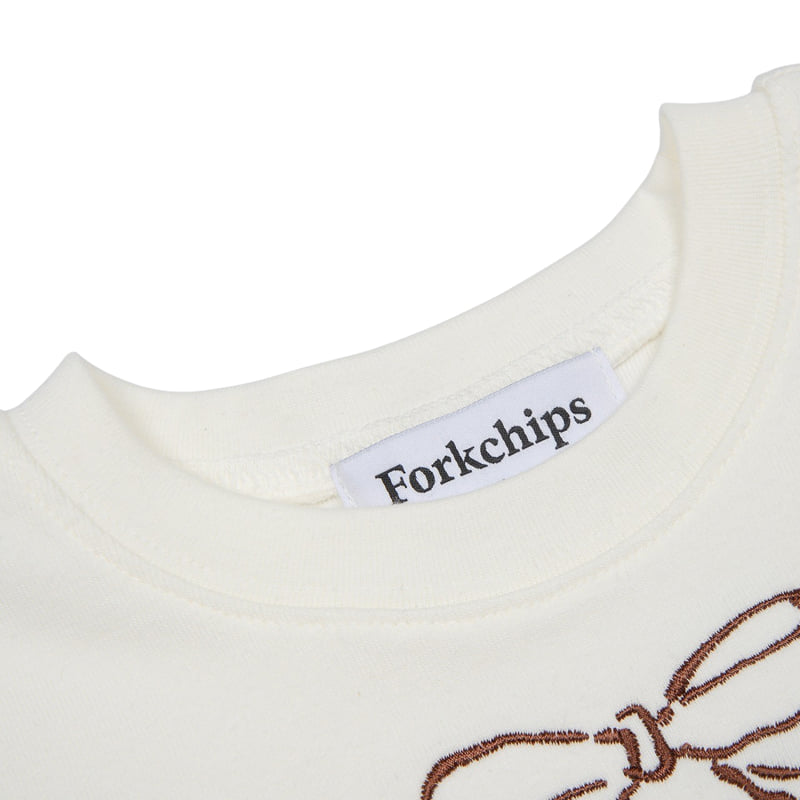 Fork Chips - Korean Children Fashion - #stylishchildhood - Horse Embroidery Tee - 5