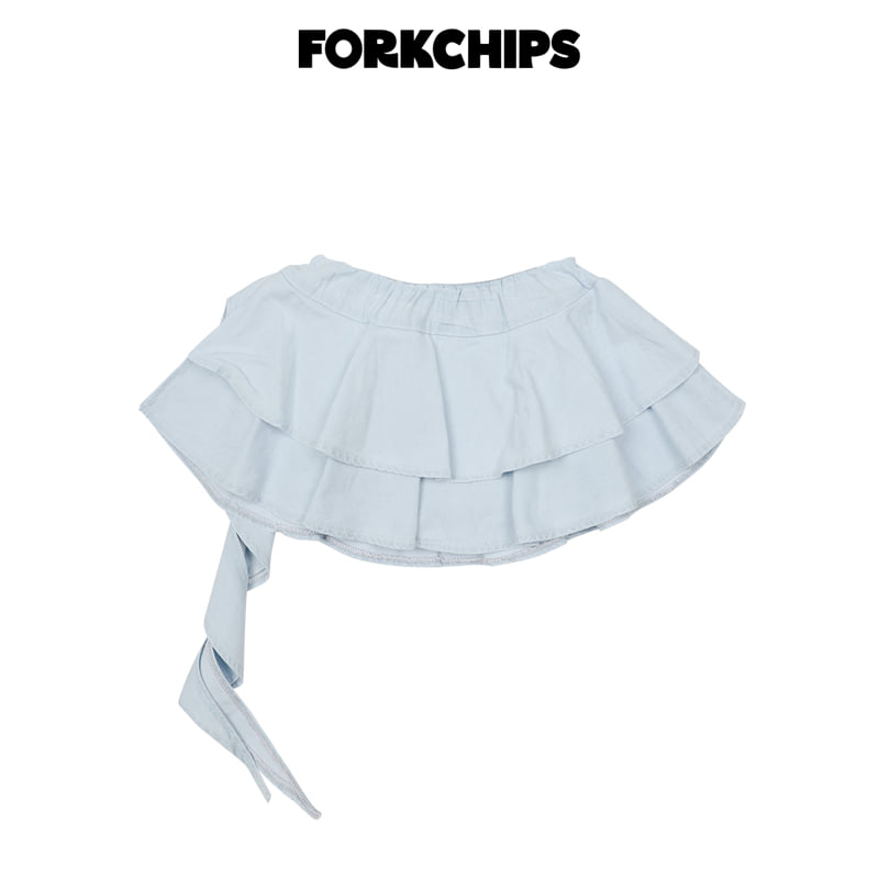 Fork Chips - Korean Children Fashion - #stylishchildhood - Madeleine Drop Skirt - 3