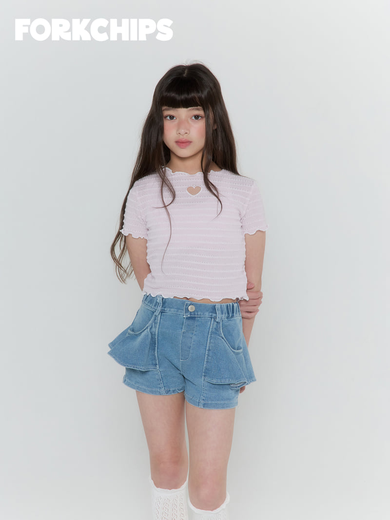 Fork Chips - Korean Children Fashion - #toddlerclothing - Love Punching Tee - 10
