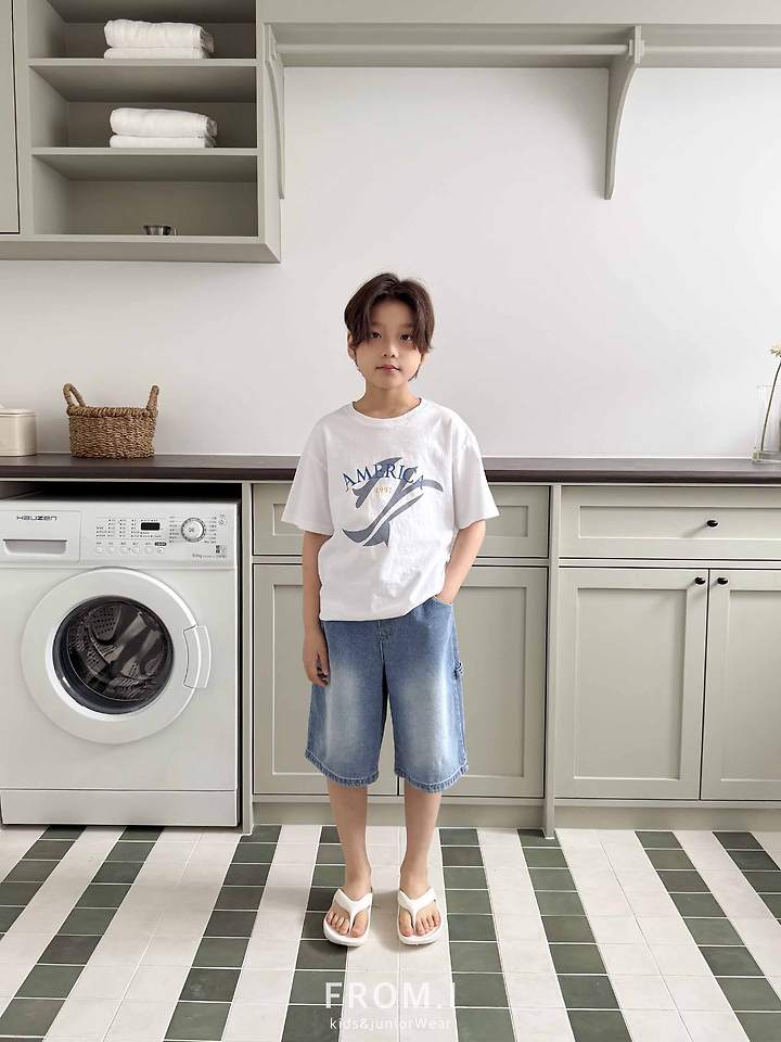 From I - Korean Children Fashion - #Kfashion4kids - America Tee - 9