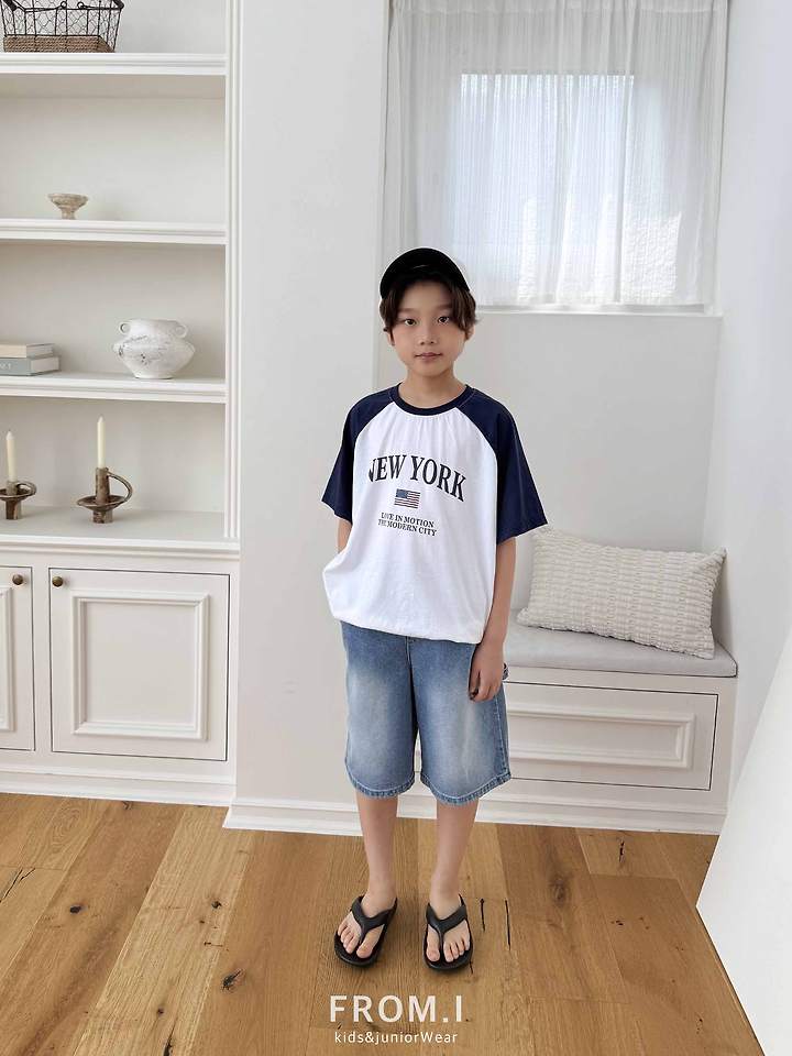 From I - Korean Children Fashion - #Kfashion4kids - Color Block Raglan Tee - 5