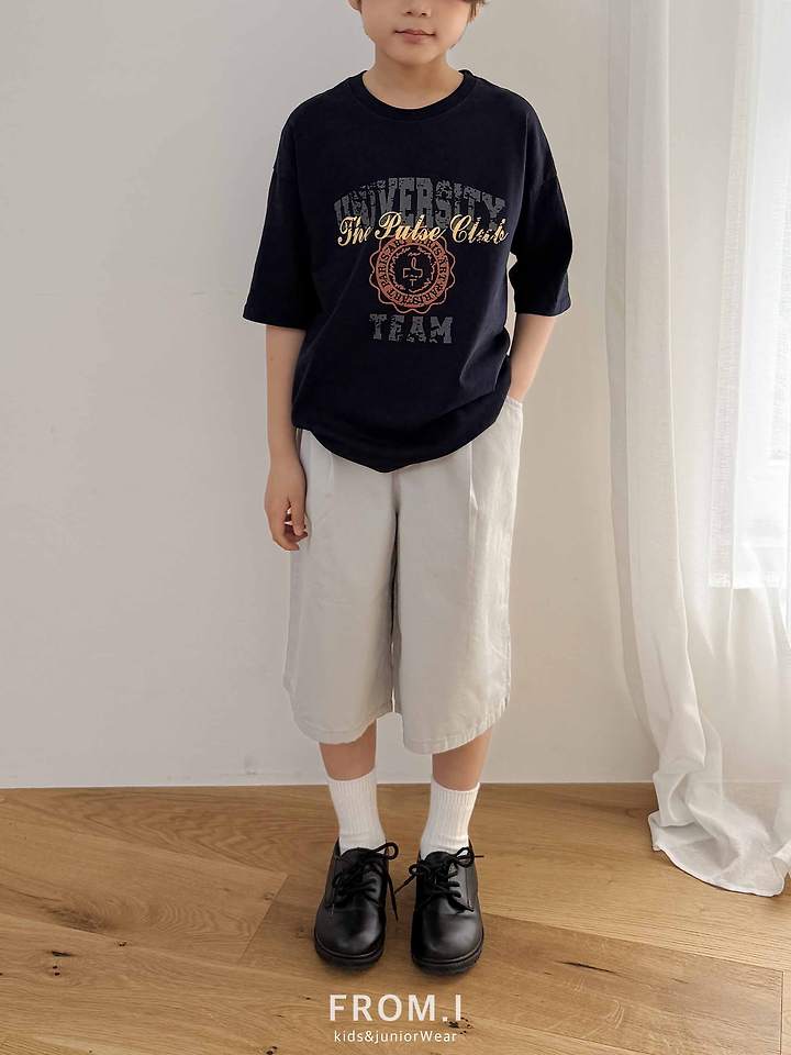 From I - Korean Children Fashion - #Kfashion4kids - Cotton Bermuda Pants - 12